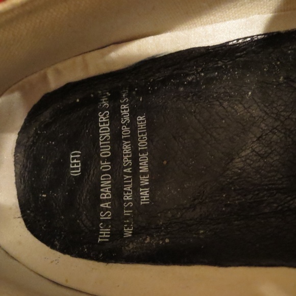 Sperry x Band of Outsiders doodle boat shoes 8.5 - Picture 7 of 8